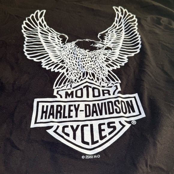 Harley-Davidson Black Graphic T-Shirt for Men Size Large - Picture 2 of 6